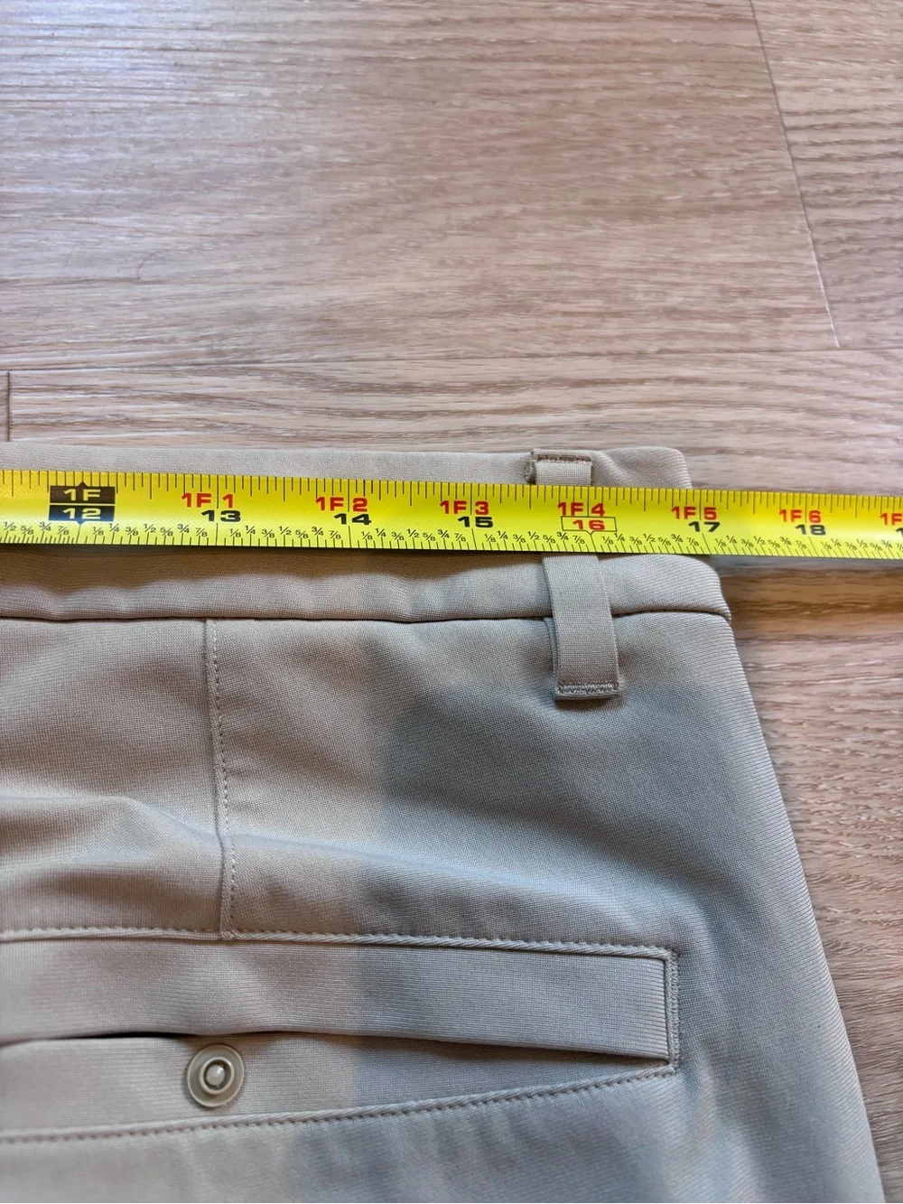 Lululemon Men’s 33 (Fits 34x31) Commission Pants Khaki Beige Slim Performance